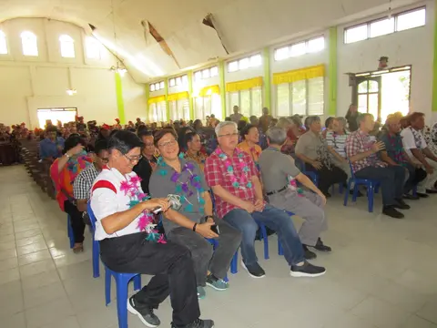 Doa syukur dalam Gereja Sion Gintu