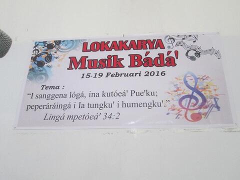Spanduk Lokakarya Musik I